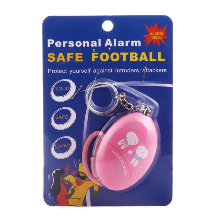 Mini Safe Football Loud Personal Alarm with Anti-Rape for Girl and Kids, 120Db Alarm