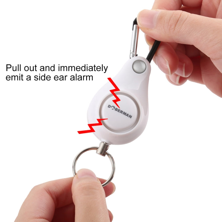 DOBERMAN Key-chain Personal Security Alarm Pull Ring Triggered Anti-attack Safety Emergency Alarm