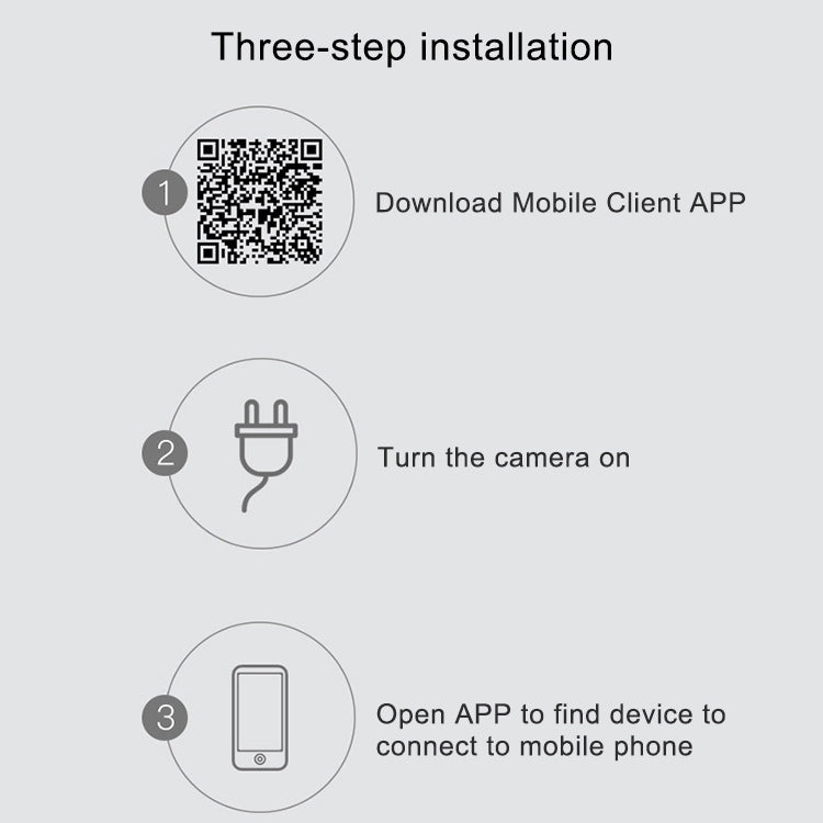 WLSES GC60 720P Wireless Surveillance Camera Baby Monitor, EU Plug