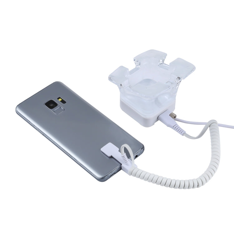 S15 Anti-theft Alarm Stand Security System Touch Burglar Alarm / Anti-theft Alarm Display Holder for Mobile Phones with Type-C / USB-C Port