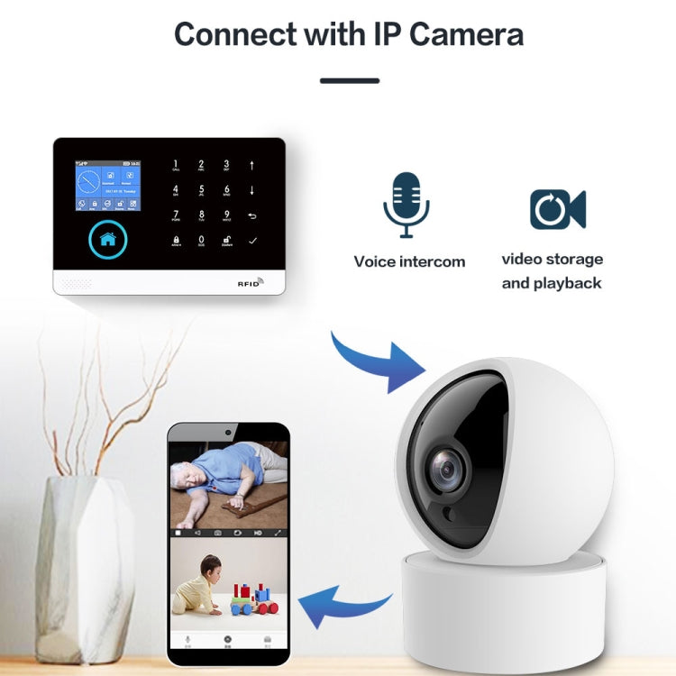 PG-103-GSM WiFi + GSM Touch Screen Intelligent Alarm System