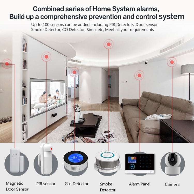 PG-103-GSM WiFi + GSM Touch Screen Intelligent Alarm System