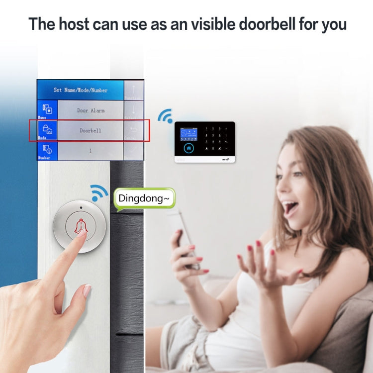 PG-103-GSM WiFi + GSM Touch Screen Intelligent Alarm System