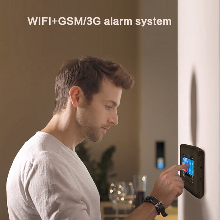 PG-106-GSM GSM/GPRS + WiFi Intelligent Alarm System with Touch Screen & RFID Function