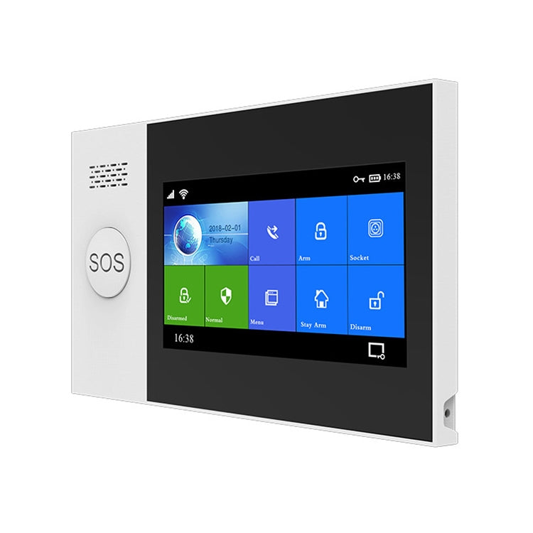 PG-107 GSM + WiFi Intelligent Alarm System with 4.3 inch TFT Display Screen