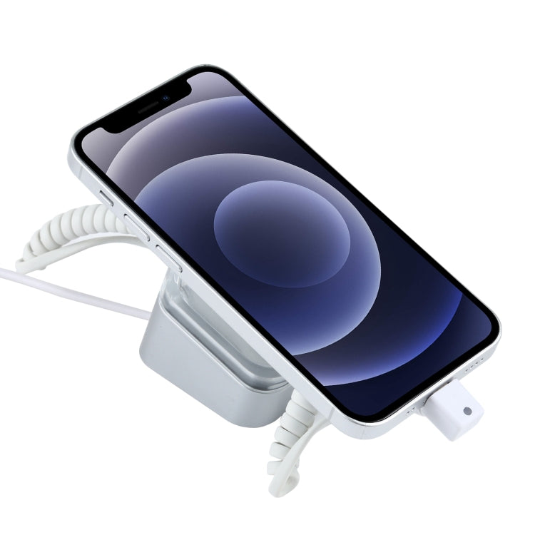 Mobile Phone Anti-theft Alarm Display Stand with Remote Control for iPhone & iPod with 8-Pin Port