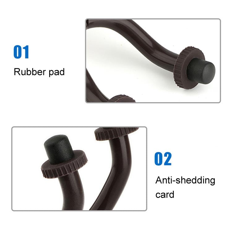 Deep Wood Grain Guitar Ukulele Wood Wall Hook