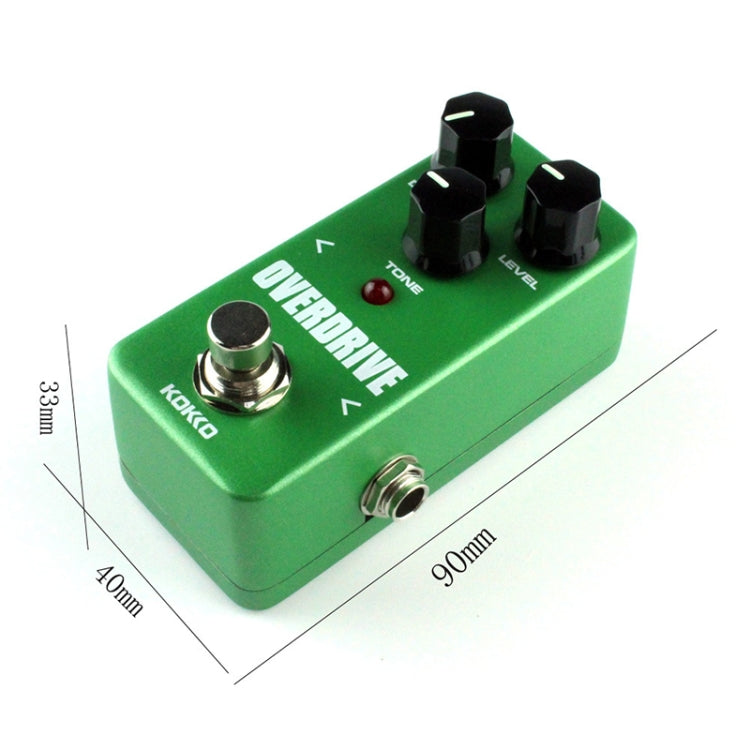 KOKKO FOD3 Mini Electric Guitar Tube Sound Overload Monoblock Effects Pedal