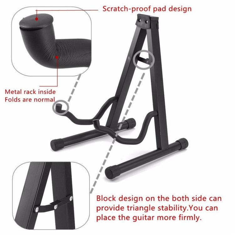 Universal Foldable Vertical Metal Guitar Stand