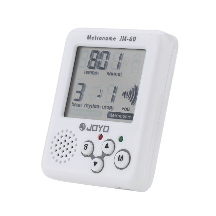 JOYO JM-60 Mini Portable Rechargeable Clip-on Electronic Digital Metronome Tone Generator Tuner for Guitar Violin Ukulele