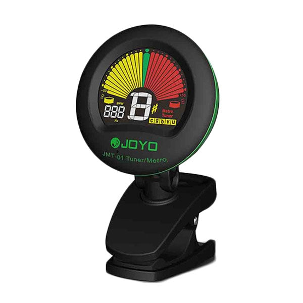 JOYO JMT-01 Clip-on Electric Guitar Tuner & Metronome Built-in Mic Color Screen for Guitar Violin Ukulele