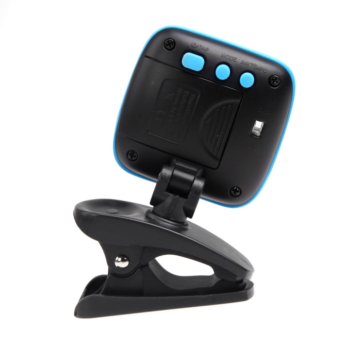 JOYO JMT-03 Portable Clip-on Guitar Tuner Metronome Supports MIC and CLIP Tuning Mode 2-in-1 360-Degree Rotating for Guitar Violin Ukulele