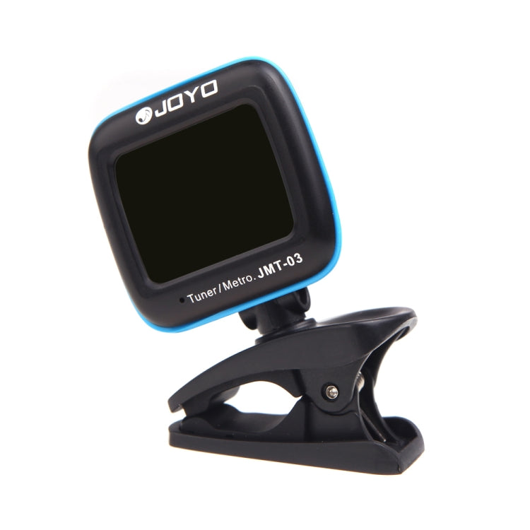 JOYO JMT-03 Portable Clip-on Guitar Tuner Metronome Supports MIC and CLIP Tuning Mode 2-in-1 360-Degree Rotating for Guitar Violin Ukulele