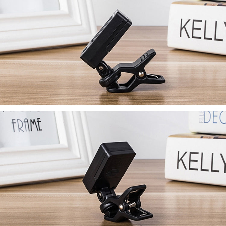 JOYO JT-01 Clip Type Universal String Instrument Tuner Multi-Function Guitar Electronic Tuner with Digital Display, Size: 4.5 x 4 x 2.4cm