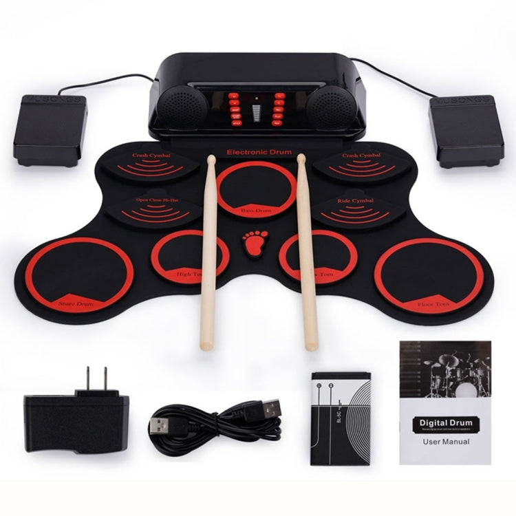 Portable Adult Beginner Children Hand Roll Electronic Drum