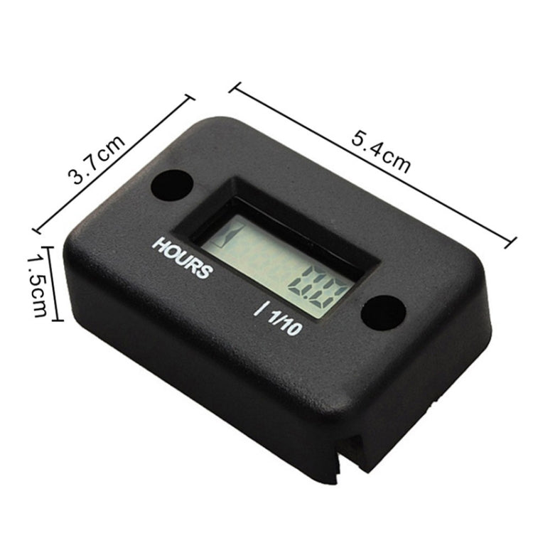 B708BK Waterproof Timer Digital Alarm Clock  for Motorcycle ATV