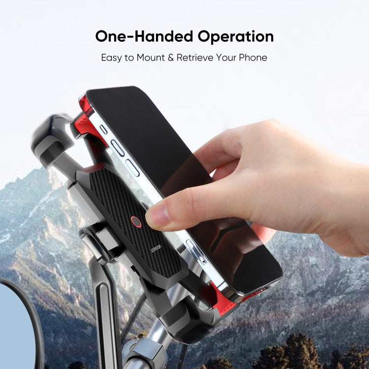 JOYROOM JR-ZS288 Motorcycle Mobile Phone Mount Holder