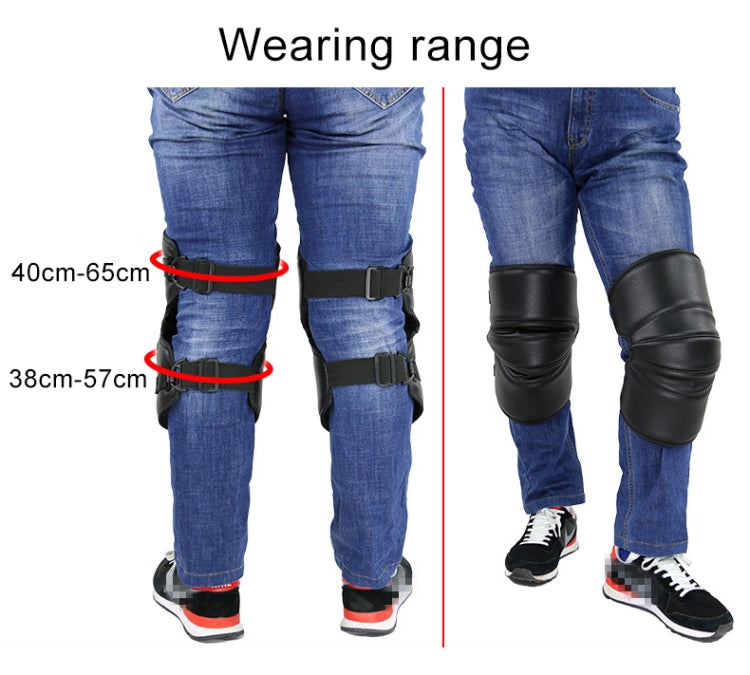 1 Pair Motorcycle Kneepad Windproof Warming Knee Pads Legs Protector Thickening Cold-Proof