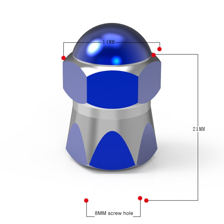 2 PCS Motorcycles Gas Cap Mouthpiece Cover Tire Cap Tire Valve Caps