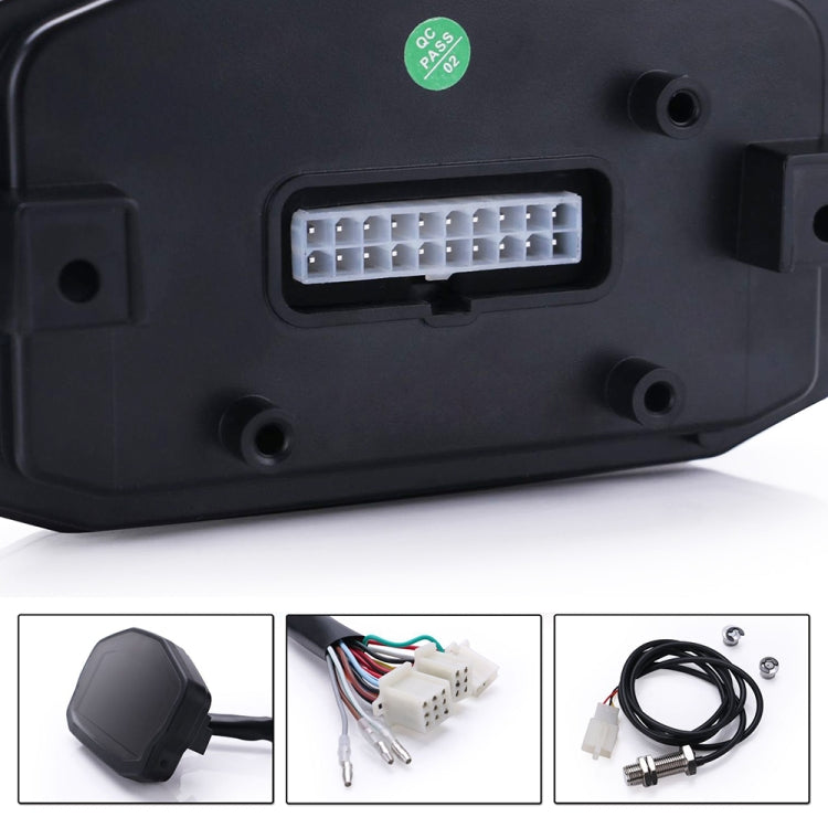 Speedpark Universal Motorcycle Modified LCD Speedometer Digital Backlight Odometer