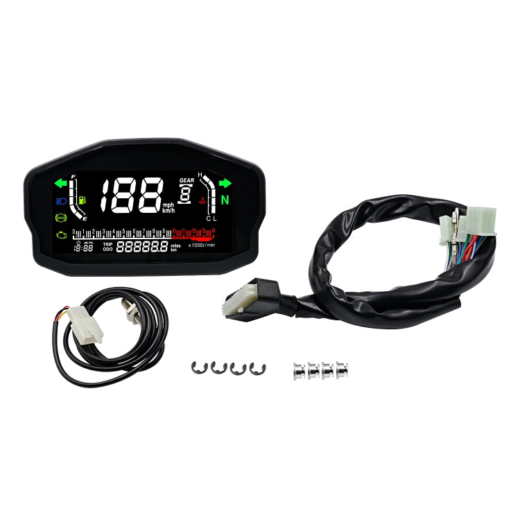 CS-1089A1 Motorcycle Modified Multi-function LCD Color Screen Odometer Tachometer