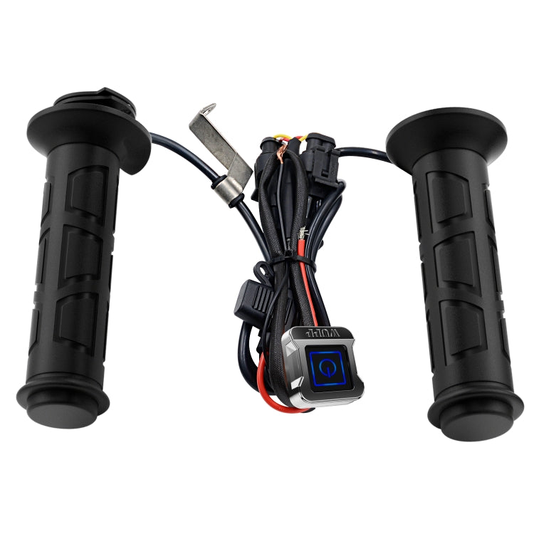 WUPP ZH-983C1 Motorcycle Modified Intelligent Electric Heating Hand Cover Heated Grip Handlebar with Three Gear Temperature Control