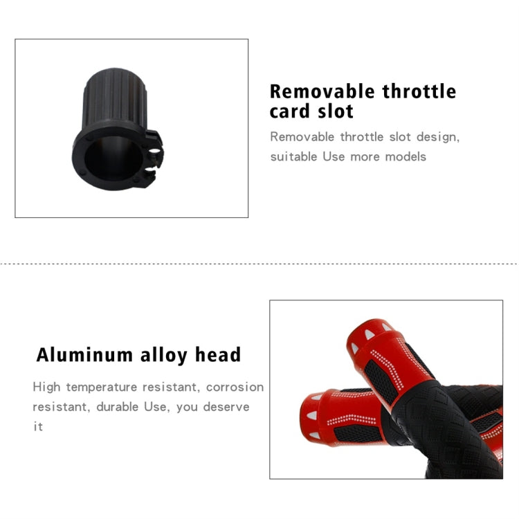 CS-764A1 12V Motorcycle Scooter Aluminum Alloy Electric Hand Grip Cover Heated Grip Handlebar