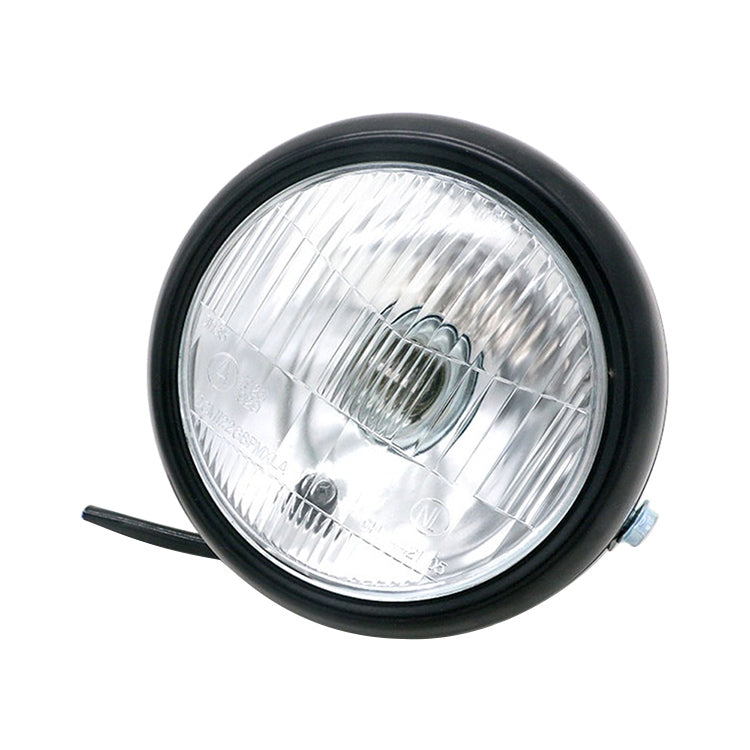 5.75 inch Motorcycle Black Shell Retro Lamp LED Headlight Modification Accessories for CG125 / GN125