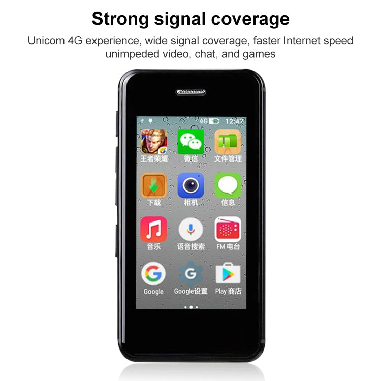 2.45 inch, Android 5.1 MTK6580 Quad Core, Support Bluetooth / WiFi, Network: 3G