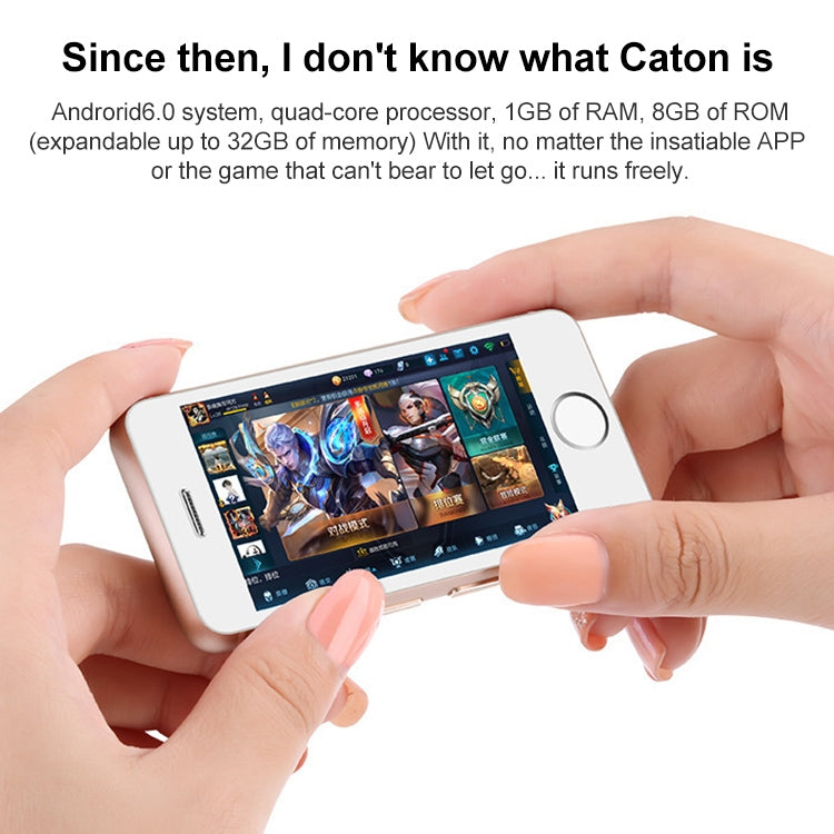 2.45 inch, Android 5.1 MTK6580 Quad Core, Support Bluetooth / WiFi, Network: 3G