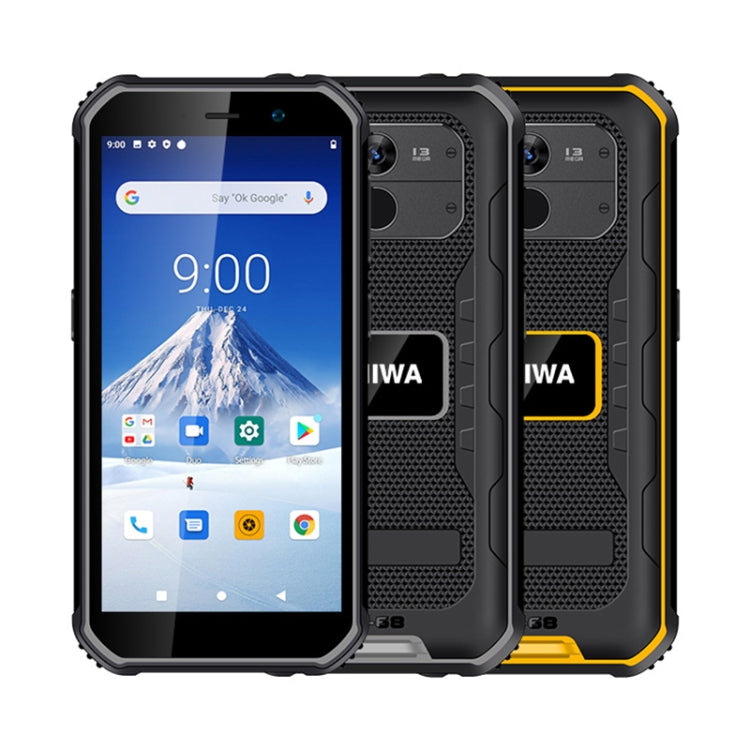 IP68 Waterproof Dustproof Shockproof, 5.5 inch Android 10.0 MTK6739 Quad Core up to 1.25GHz, Network: 4G, NFC, OTG