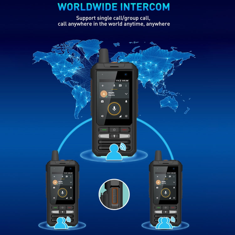 Waterproof Dustproof Shockproof, 5300mAh Battery, 2.4 inch Android 8.1 Qualcomm MSM8909 Quad Core up to 1.1GHz, Network: 4G, Dual SIM, PPT, SOS