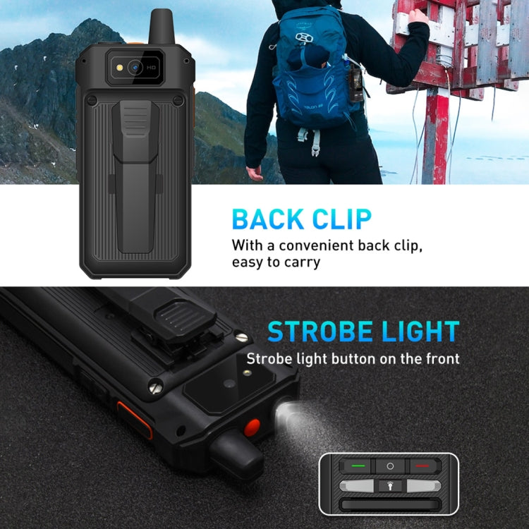 Waterproof Dustproof Shockproof, 5300mAh Battery, 2.4 inch Android 8.1 Qualcomm MSM8909 Quad Core up to 1.1GHz, Network: 4G, Dual SIM, PPT, SOS