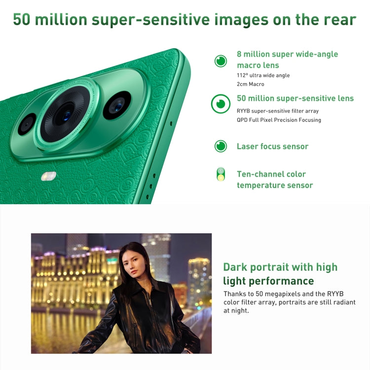 Dual Back + Dual Front Cameras, Screen Fingerprint Identification, 6.78 inch HarmonyOS Qualcomm Snapdragon 778G 4G Octa Core up to 2.4GHz, Network: 4G, OTG, NFC, Not Support Google Play