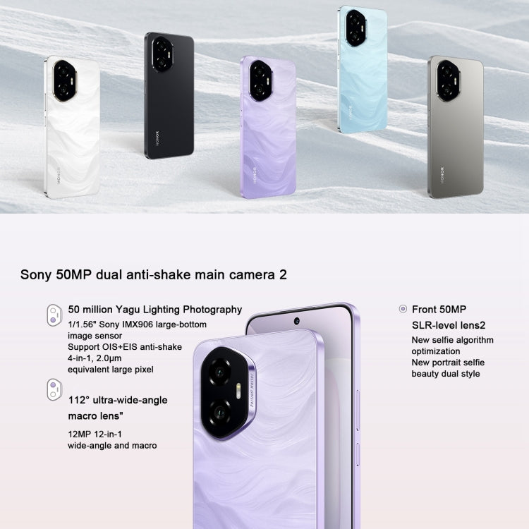 Honor 300, 12GB+256GB, Screen Fingerprint, 6.7 inch MagicOS 9.0 / Android 15 Snapdragon 7 Gen 3 Octa Core, Network: 5G, NFC, OTG, Not Support Google Play