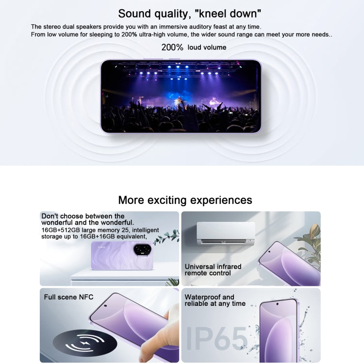 Honor 300, 12GB+512GB, Screen Fingerprint, 6.7 inch MagicOS 9.0 / Android 15 Snapdragon 7 Gen 3 Octa Core, Network: 5G, NFC, OTG, Not Support Google Play