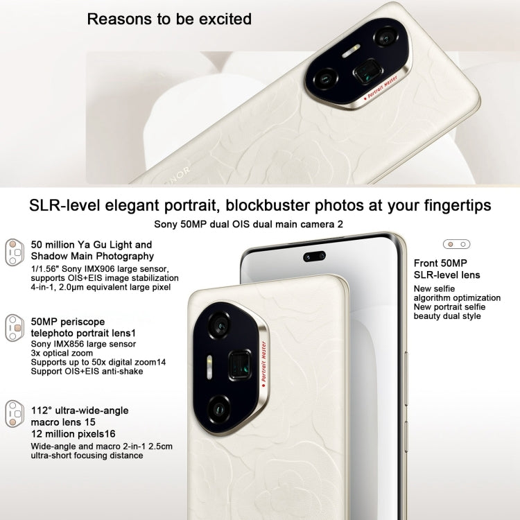 Honor 300 Ultra, 12GB+512GB, Screen Fingerprint, 6.78 inch MagicOS 9.0 / Android 15 Snapdragon 8 Gen 3 Octa Core, Network: 5G, NFC, OTG, Not Support Google Play