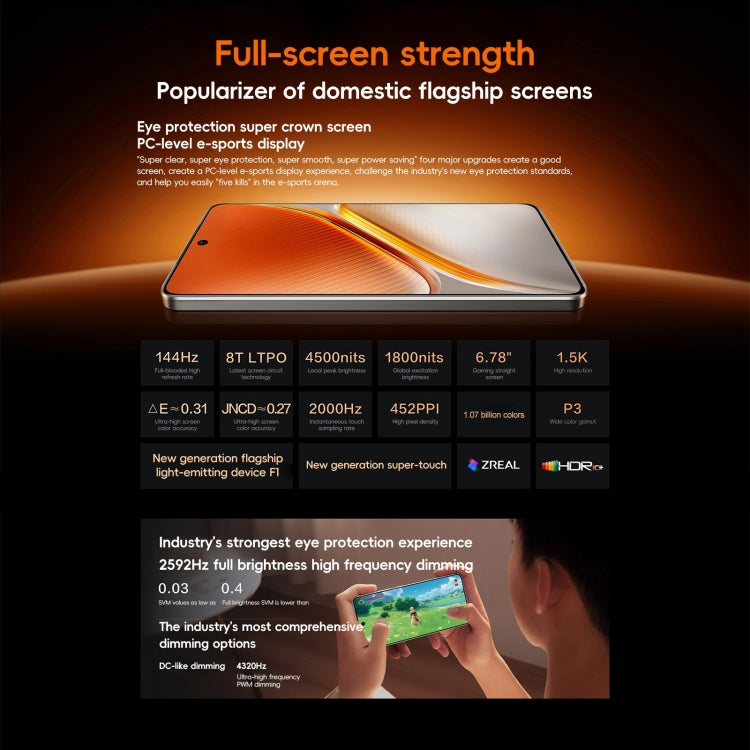 vivo iQOO Neo10, 12GB+256GB, Face ID / Screen Fingerprint Identification, 6.78 inch Android 15 OriginOS 5 Snapdragon 8 Gen 3 Octa Core, OTG, NFC, Network: 5G, Support Google Play