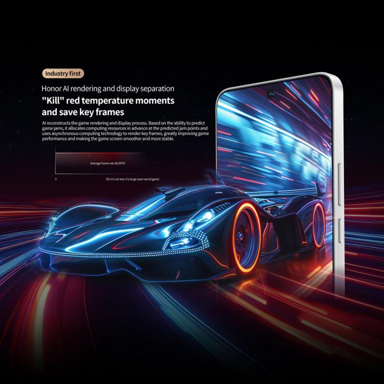 Honor GT, 12GB+256GB, In-screen Fingerprint, 6.7 inch MagicOS 9.0 Android 15.0 Snapdragon 8 Gen 3 Octa Core, Network: 5G, OTG, NFC