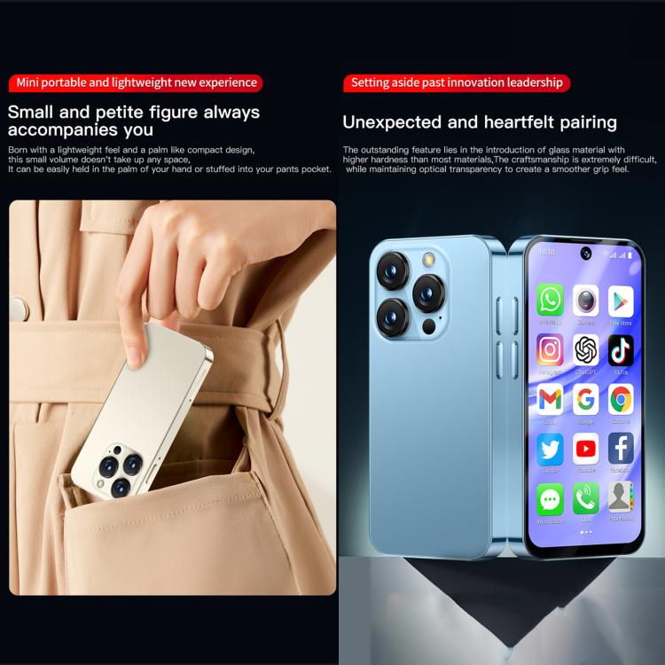 SOYES XS19 Pro, 4GB+64GB, 3.8 inch Android 12.0 MTK6762 Quad Core, Network: 4G, Dual SIM, GPS, OTG, Support Google Play Store