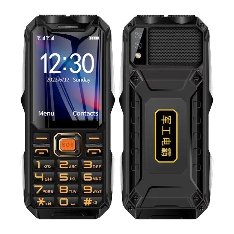 Q8-1 Triple Proofing Elder Phone, 16800mAh Battery, 2.4 inch, 21 Keys, Bluetooth, LED Flashlight, FM, SOS, Dual SIM, Network: 4G