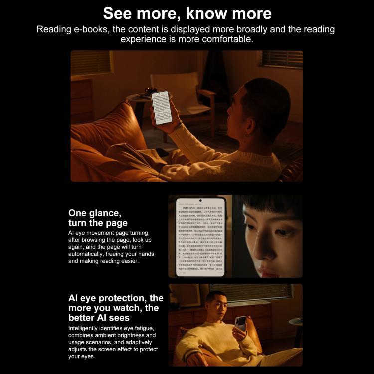 HUAWEI Pura X, 12GB+256GB, Side Fingerprint Identification, 6.3 inch + 3.5 inch HarmonyOS 5.0.1 Octa Core, NFC, OTG, Not Support Google Play