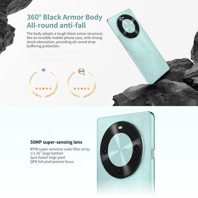 HUAWEI Enjoy 70X, 8GB+128GB, Screen Fingerprint, 6.78 inch HarmonyOS 4.2 Kirin 8000A Hexa Core, Network: 4G, OTG, NFC, Not Support Google Play