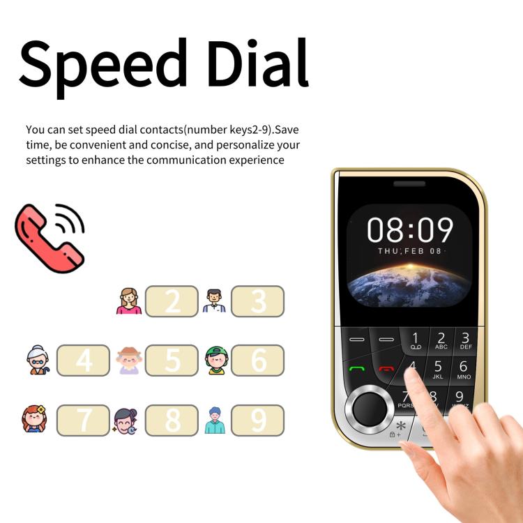 V10 Card Mobile Phone, 2.01 inch, MTK6261D, Support Bluetooth, FM, Torch, GSM, Dual SIM