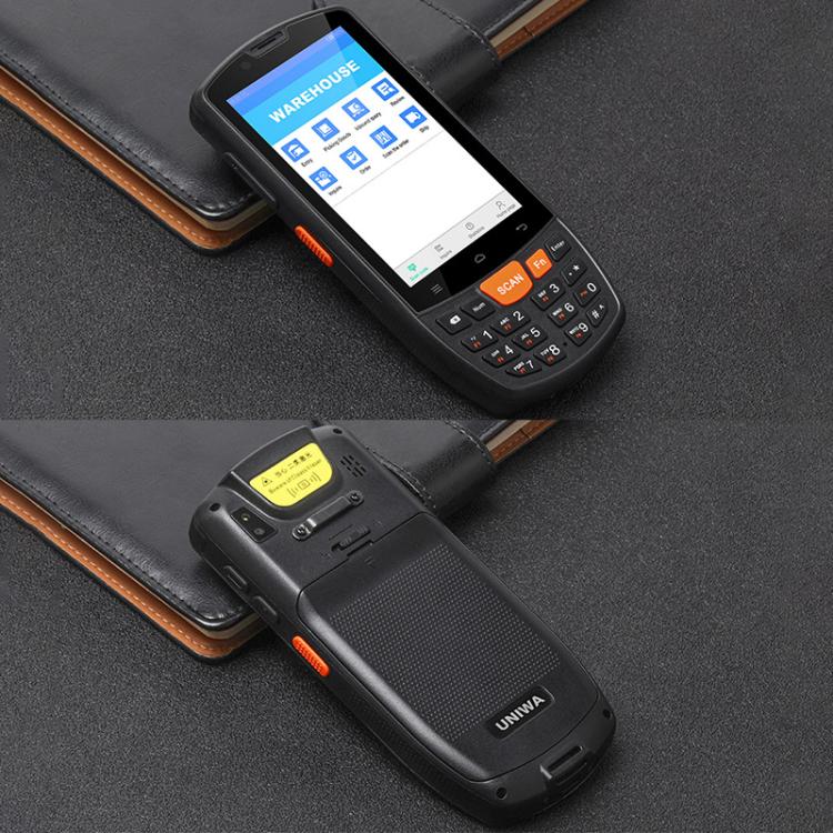 UNIWA HS006 Industrial PDA QR Code Scanner, 2GB+16GB, 4.0 inch Android 11 MediaTek MT6762 Octa Core, RFID, NFC, Network: 4G