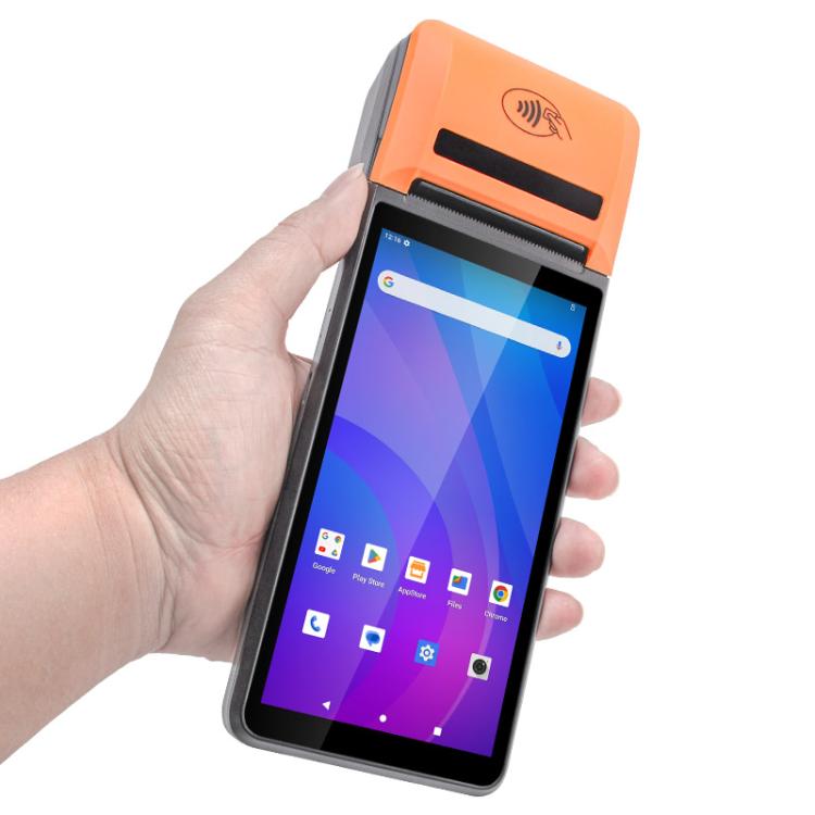 UNIWA V4P 2D QR Code Scanning Edition, 6 inch NFC Android 13 Smart Handheld POS Phone with Thermal Printer, 3GB+16GB, Unisoc SC9863a Octa Core, Network: 4G