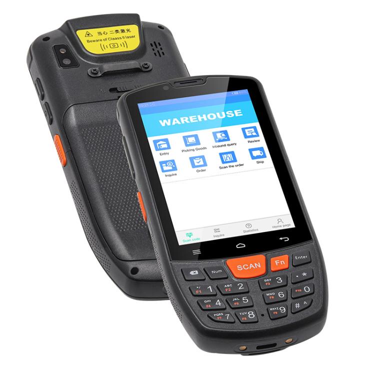 UNIWA HS006 Industrial PDA QR Code Scanner, 3GB+32GB, 4.0 inch Android 11 MediaTek MT6762 Octa Core, NFC, Network: 4G