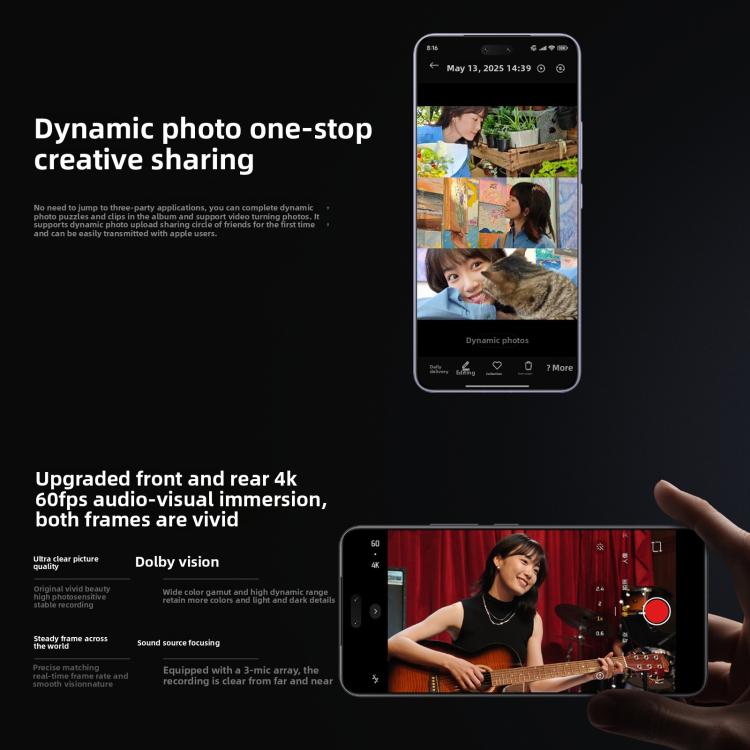 Xiaomi Civi 5 Pro, 12GB+256GB, Screen Fingerprint, 6.55 inch Xiaomi HyperOS 2 Snapdragon 8s Octa-Core, NFC, Network: 5G