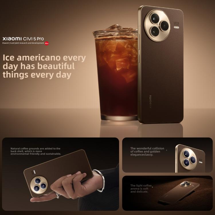 Xiaomi Civi 5 Pro, 12GB+512GB, Screen Fingerprint, 6.55 inch Xiaomi HyperOS 2 Snapdragon 8s Octa-Core, NFC, Network: 5G