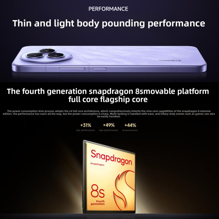 Xiaomi Civi 5 Pro, 16GB+512GB, Screen Fingerprint, 6.55 inch Xiaomi HyperOS 2 Snapdragon 8s Octa-Core, NFC, Network: 5G